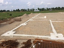 Fundament Hallenbau Stahlhalle