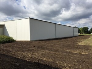 Erweiterung der Erweiterung der Lager- und Verkaufsfl&auml;che f&uuml;r Jysk durch Circle Hallensysteme f&uuml;r Jysk durch Circle Hallensysteme