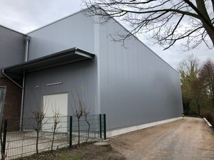 Erweiterung der Erweiterung der Lager- und Verkaufsfl&auml;che f&uuml;r Jysk durch Circle Hallensysteme f&uuml;r Jysk durch Circle Hallensysteme